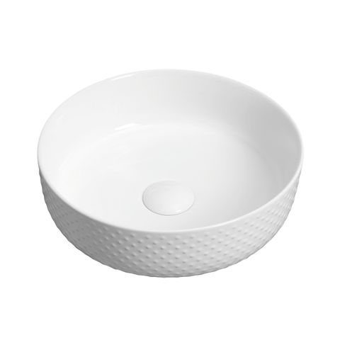 Golf Ball White surface mount vanity Basin 