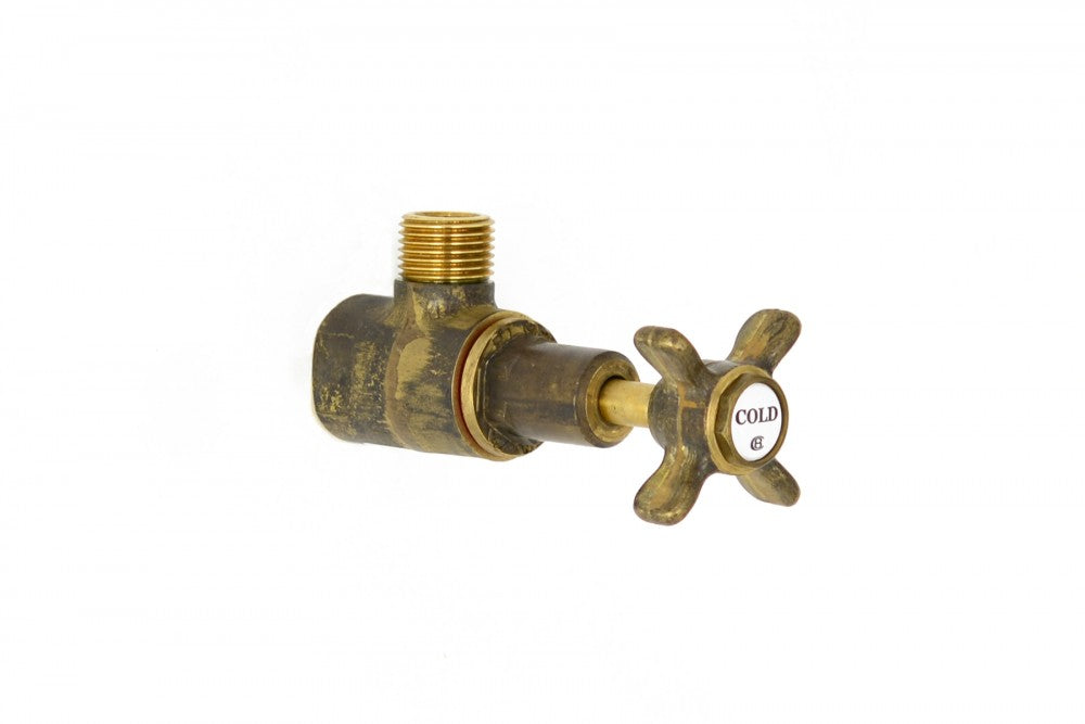  Heritage raw brass Cistern Cock