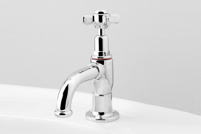 traditional style hot and cold fixed bathroom basin taps