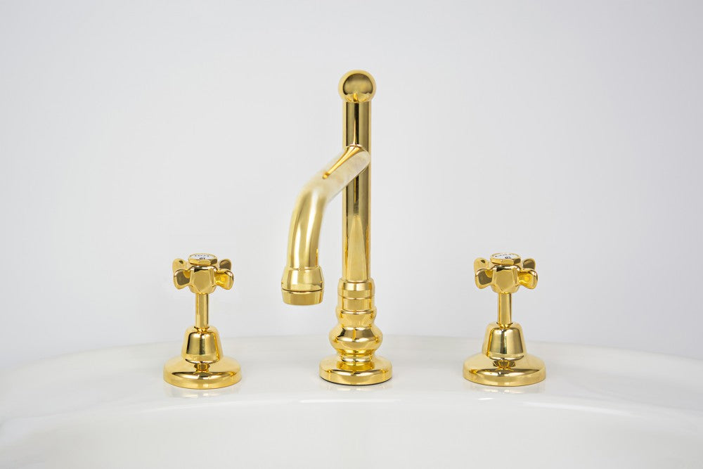  Heritage bathroom Basin Set with Swivel Victor Outlet gpld 