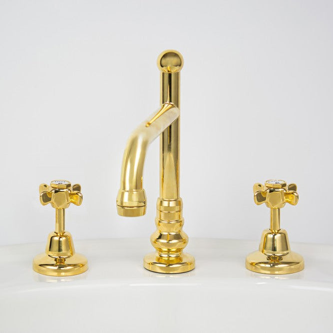  Heritage bathroom Basin Set with Swivel Victor Outlet gpld 