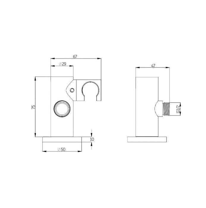 Pavia Hand Shower Brushed Nickel (7153017684119)