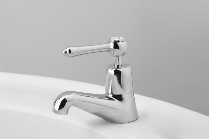 separate hot and cold  basin tap 