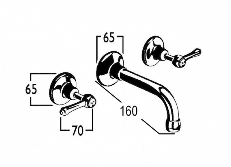 CB Ideal Roulette Lever Bath Set