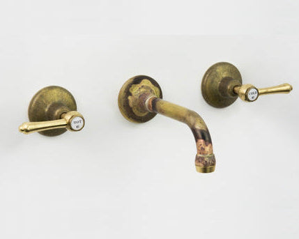 traditional 3 piece basin wall sink set 