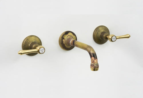 traditional 3 piece basin wall sink set 