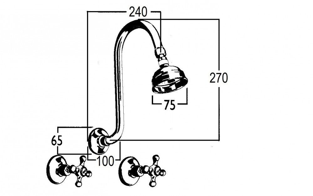CB Ideal Roulette Flamingo Shower Set