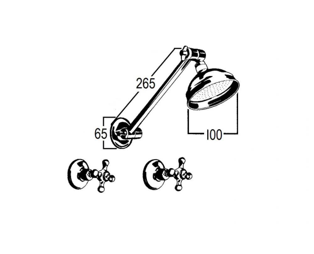 CB Ideal Roulette Adjustable Shower Set