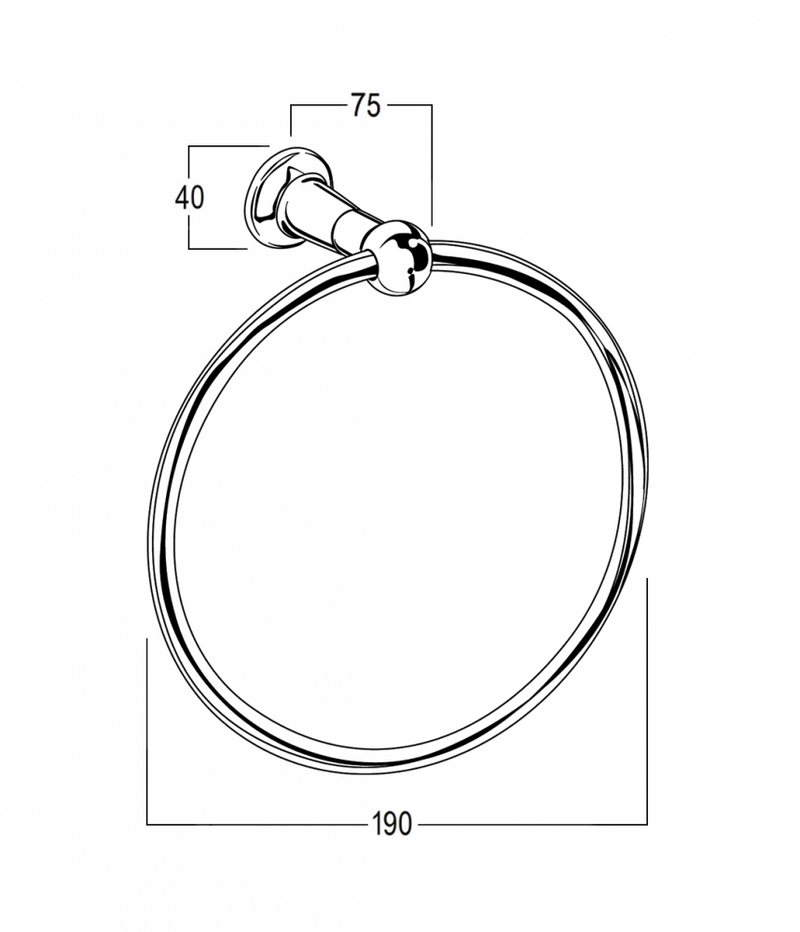 CB Ideal Roulette Towel Ring